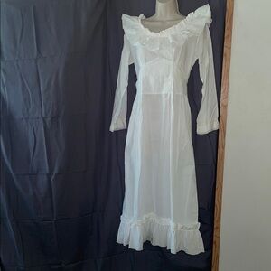 Vintage white cotton dress